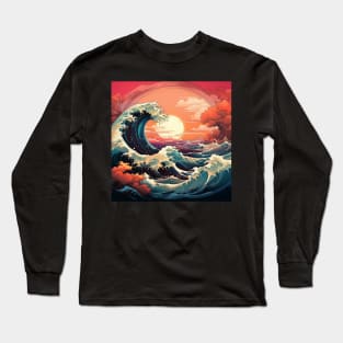 The Great Retro Wave Long Sleeve T-Shirt